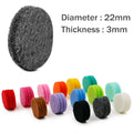 42Pcs Replacement Refill Pads (22mm) for Essential Oil Diffuser Necklace, Bracelet, Car Diffuser & Vent Clip – Includes 14 Vibrant Colors